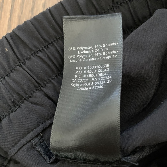 Aritzia TNA woven side striped joggers size XXS black/pink - Picture 10 of 10